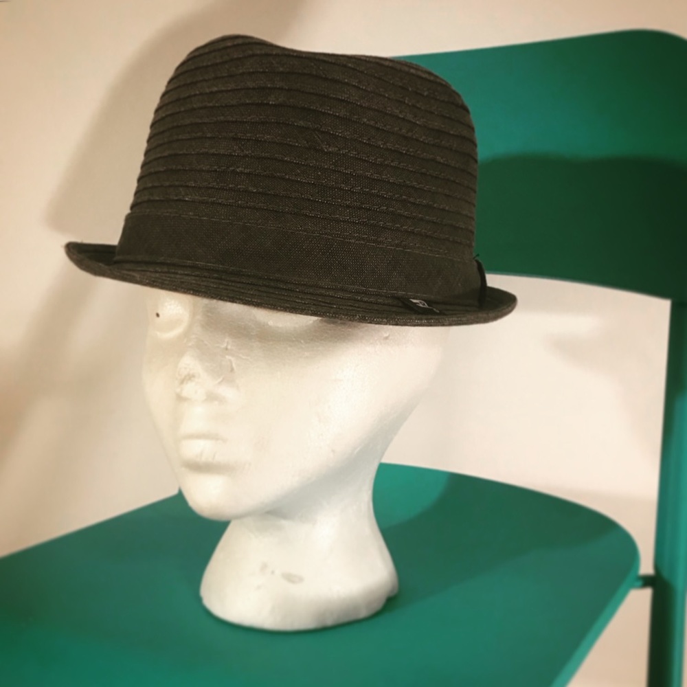 Block Headwear Fedora Trilby Stetson Hat, Grey, M/L